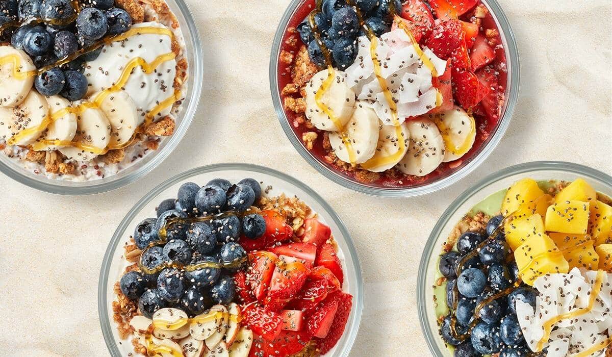 Tropical Smoothie bowls.