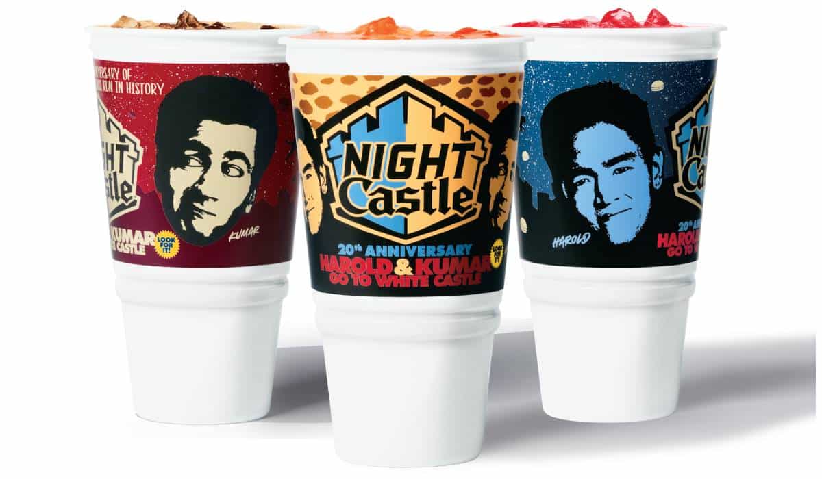 White Castle cups honoring the movie.