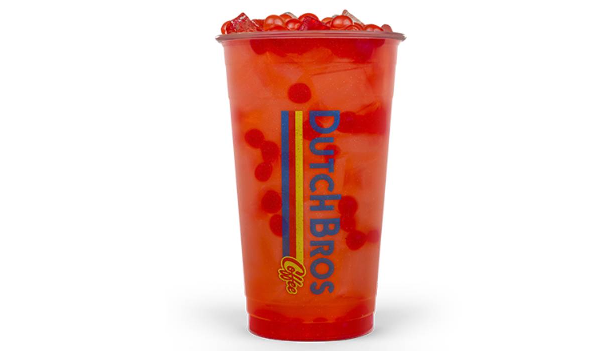 Strawberry Boba Lemonade from Dutch Bros.