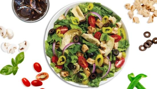 A Pieology salad.