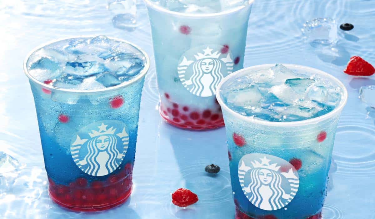 Berry drinks from Starbucks.