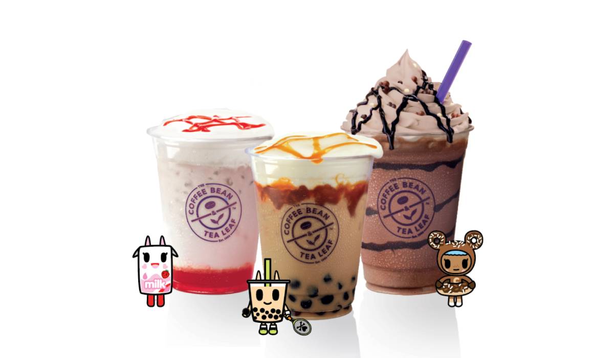 New drinks at the Coffee Bean & Tea Leaf.