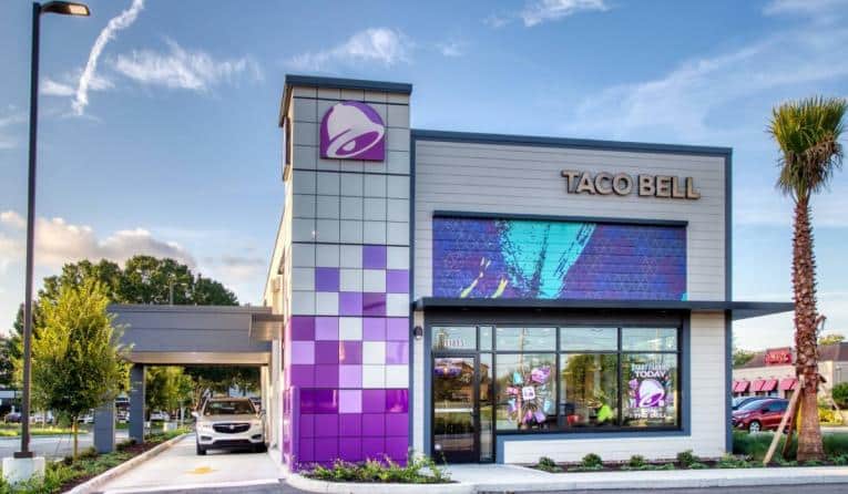 Taco Bell restaurant.