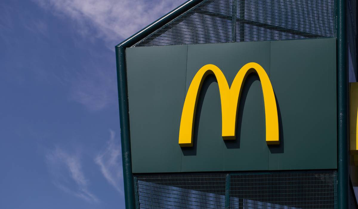McDonald's signage.