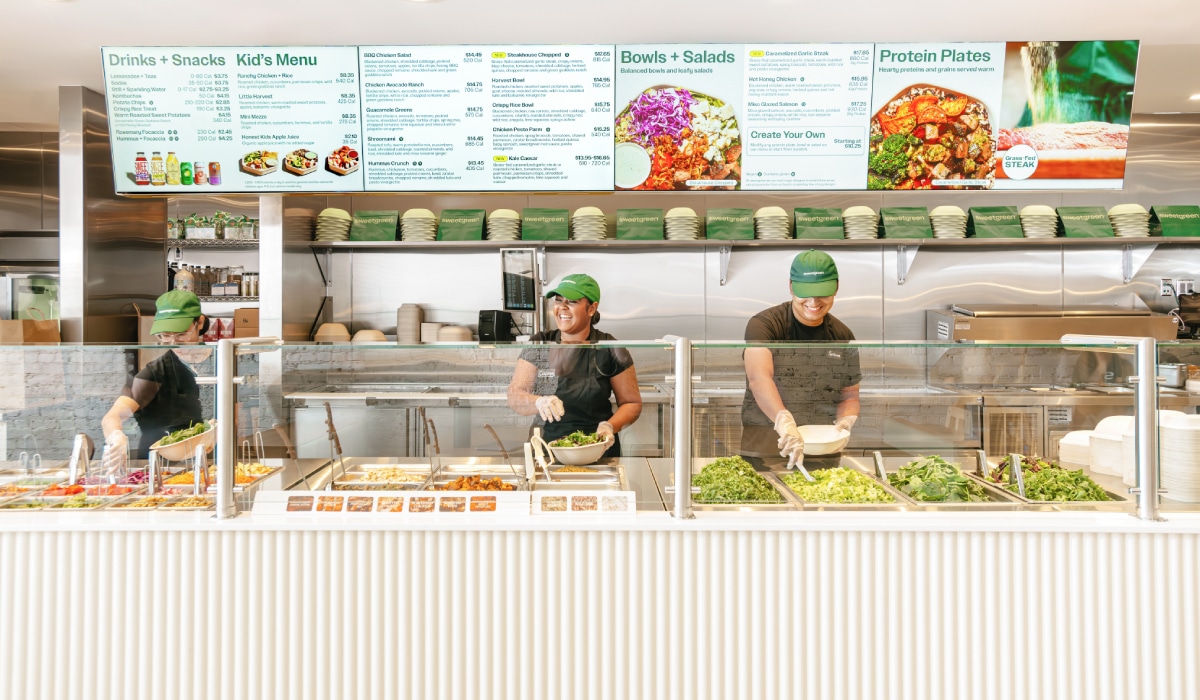 sweetgreen interior.