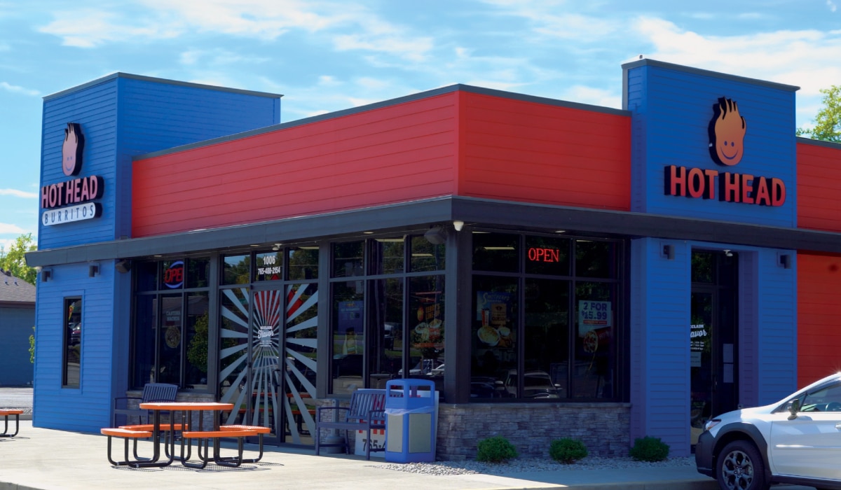 Hot Head Burritos restaurant.