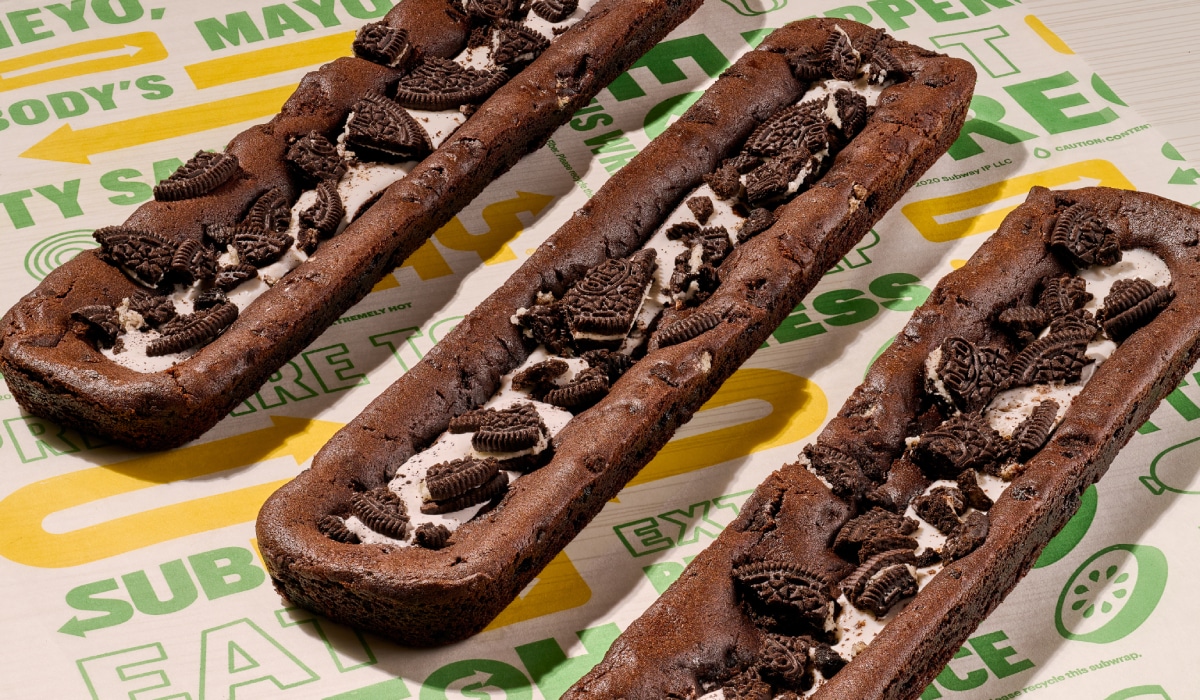 Subway's new Oreo footlong.