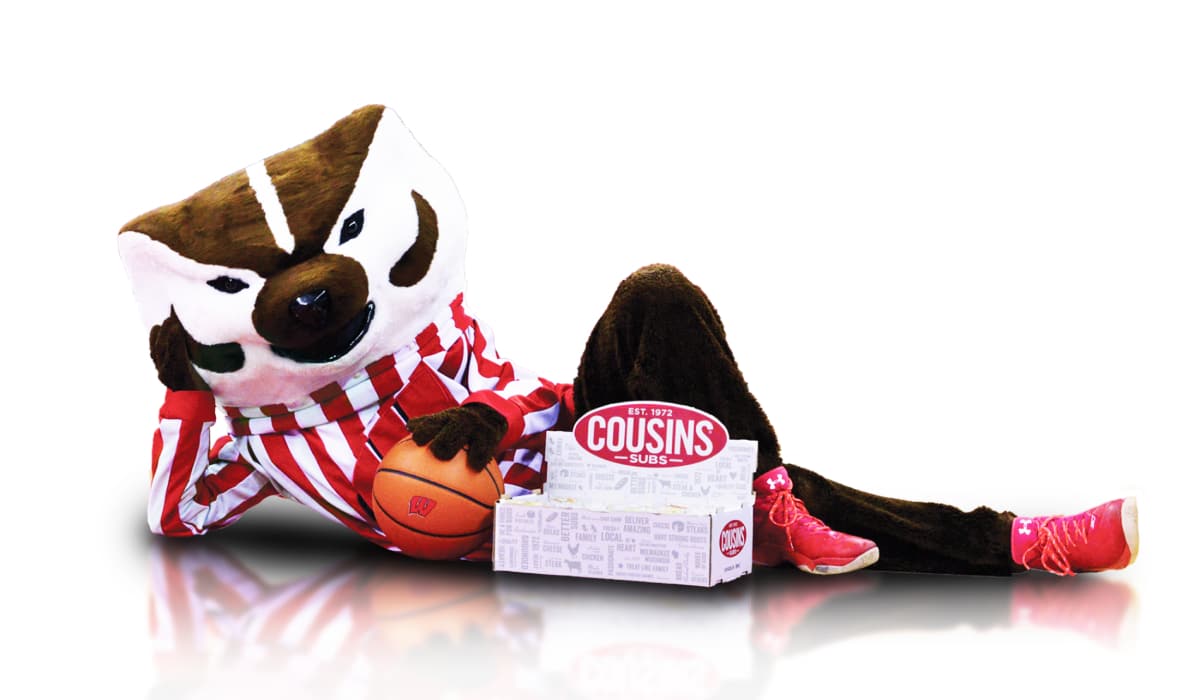 Wisconsin's badger mascot.