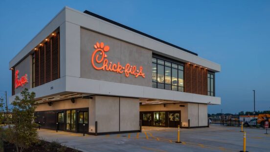 Chick-fil-A restaurant.