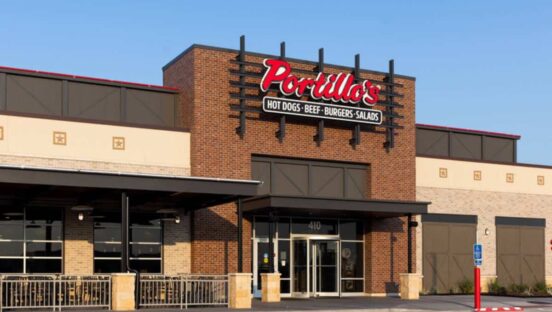 Portillo's storefront.
