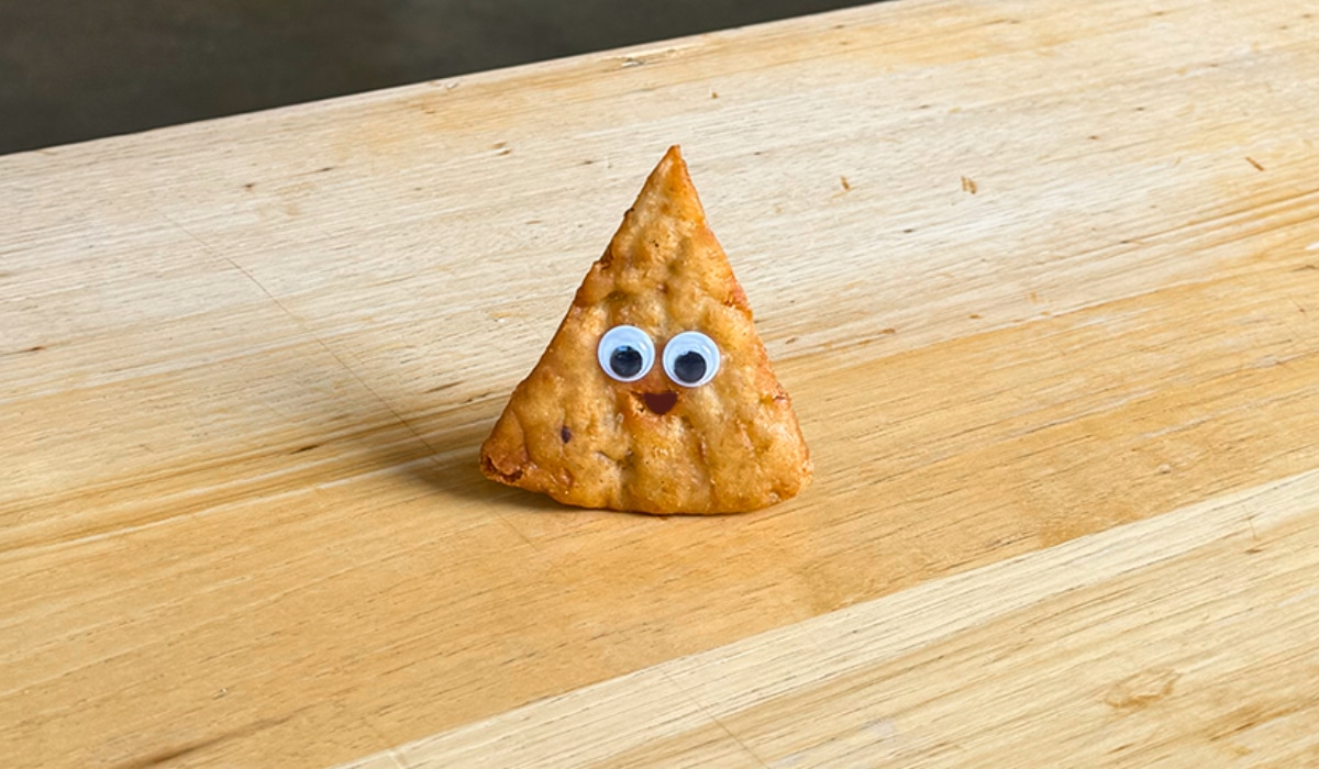 CAVA's new character, Peter Chip.