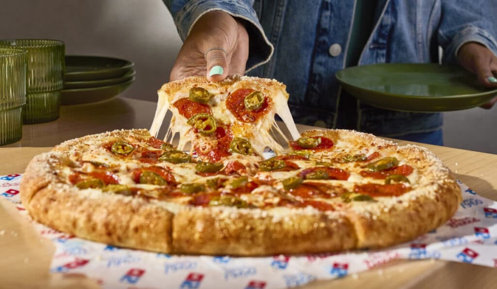Domino's Parmesan Stuffed Crust.