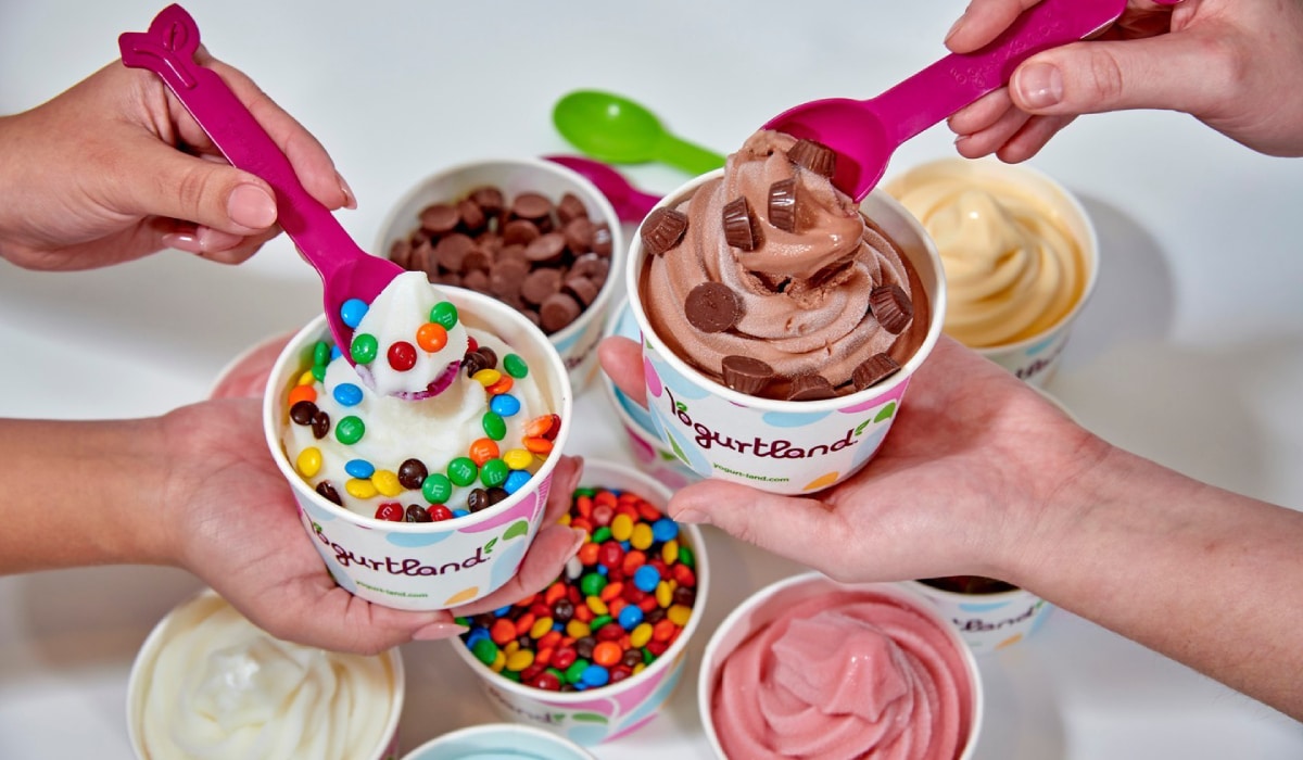 Frozen yogurt from Yogurtland.