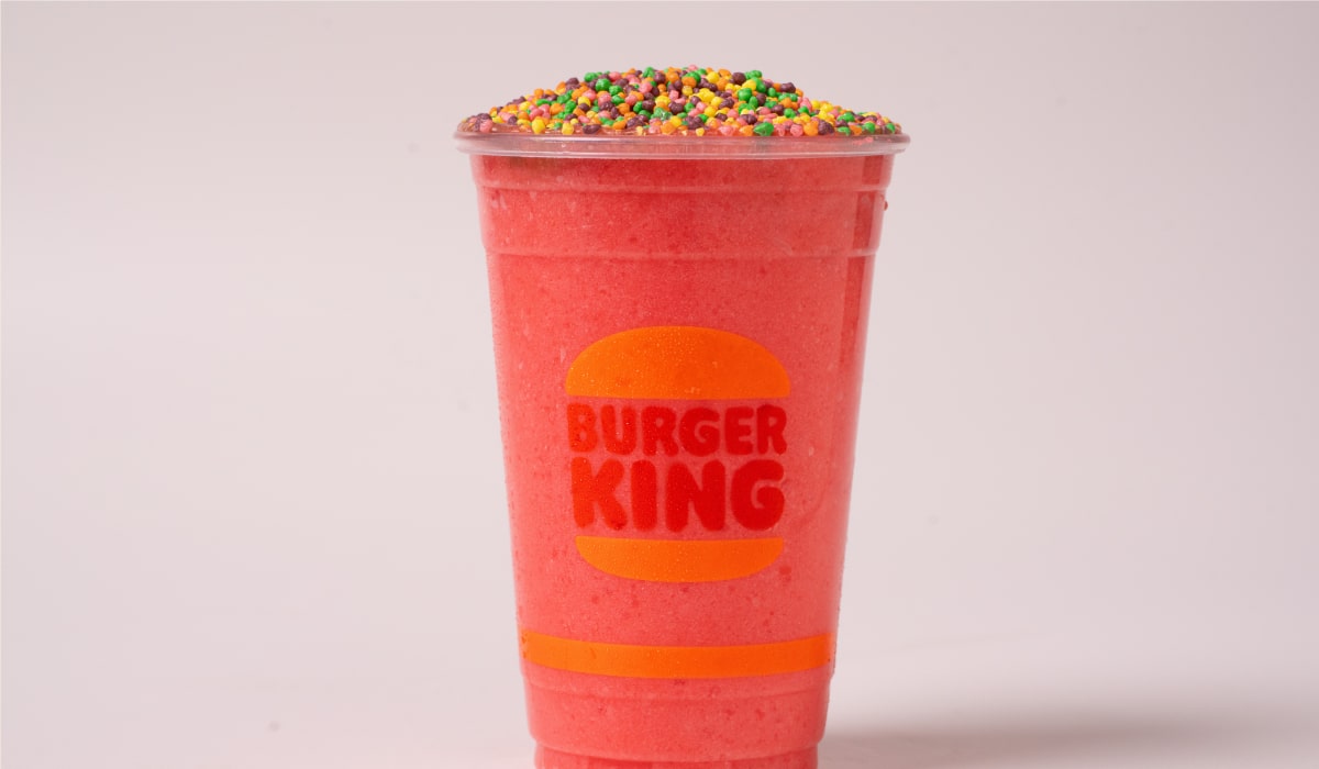 Burger King's Strawberry Frozen Beverage.