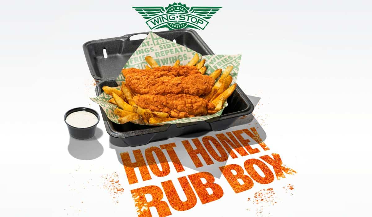 Wingstop's Hot Honey Rub Box.