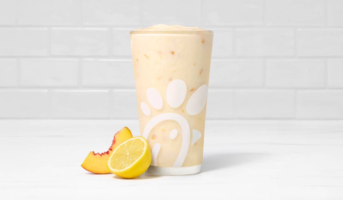 Chick-fil-A Peach Frosted Lemonade.