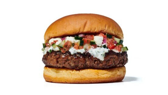 Greektown Burger from Bobby's Burgers.