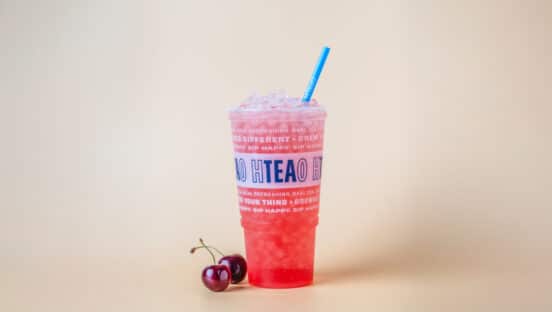 HTeaO cherry drink.