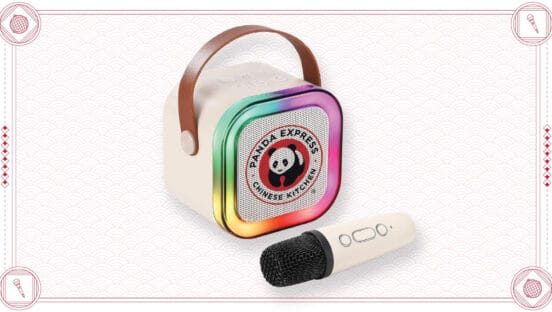 Panda Express karaoke machine.