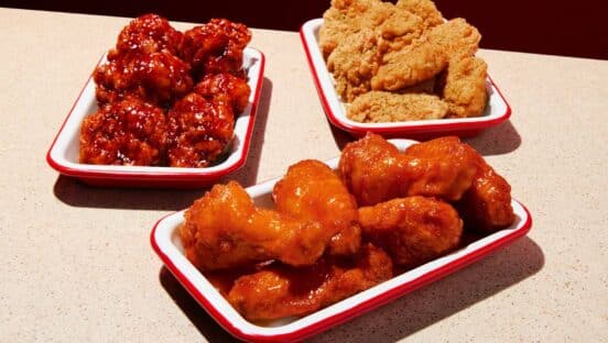 Wings from Pizza Hut.