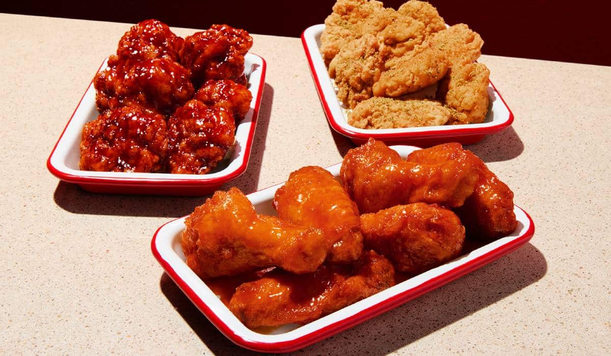 Wings from Pizza Hut.