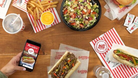 Portillo's food.