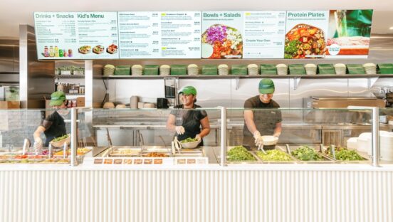Sweetgreen restaurant.