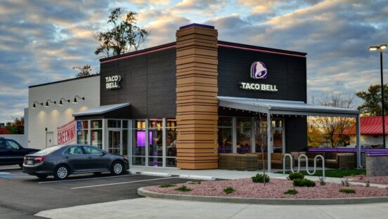 Taco Bell restaurant.