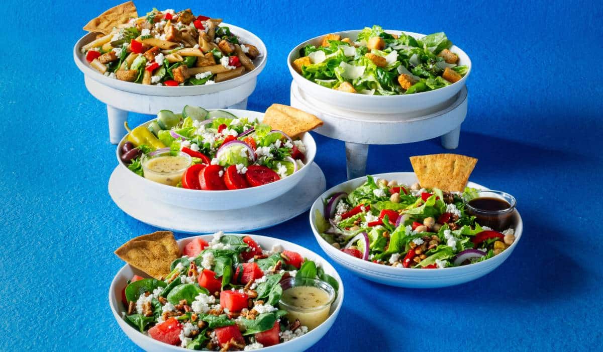 Taziki's salads.