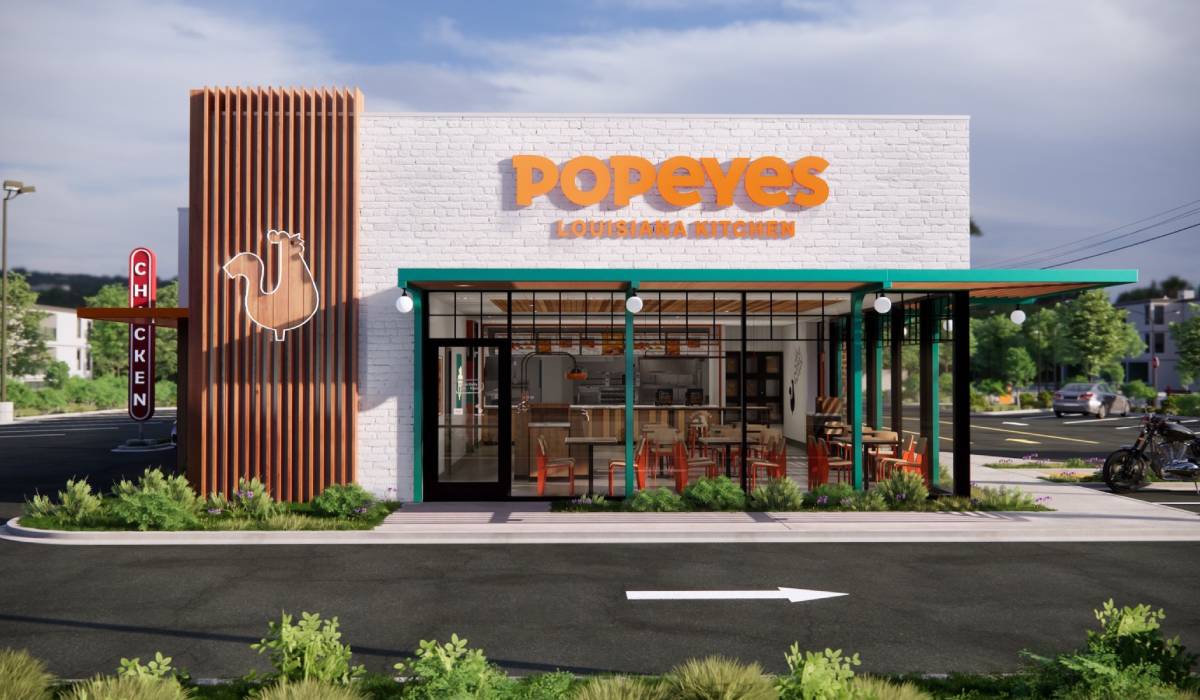 Popeyes restaurant.