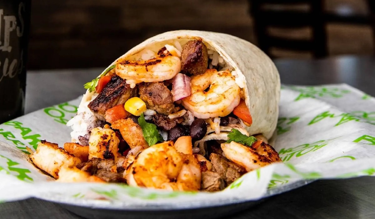 Burrito from Bubbakoo's Burritos.