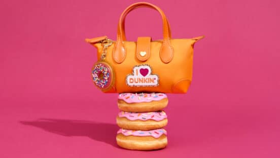 Dunkin' bag charm.
