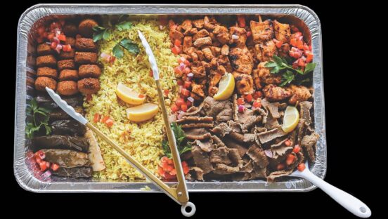 The Greek Feast tray.