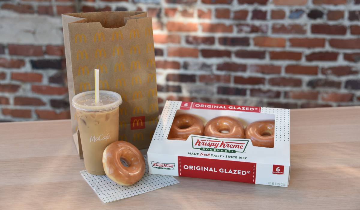 Krispy Kreme and McDonald's.