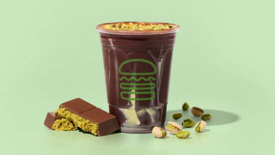 The Dubai Chocolate Pistachio Shake from Shake Shack.