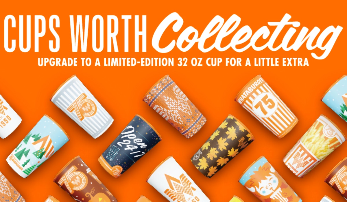 Whataburger cups.