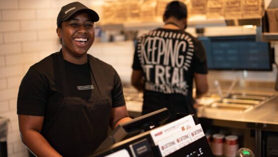Today, Apprentices support approximately three-quarters of Chipotle's restaurants.