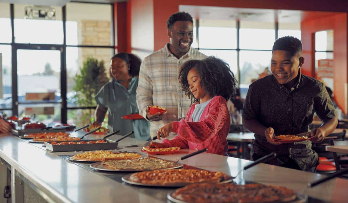 Cicis Pizza buffet.