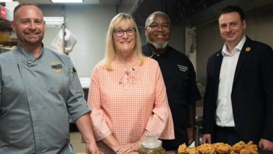 From left to right, Eric Stein, Laura 'Church' Garrett, Kevin Houston, and Roland Gonzalez.