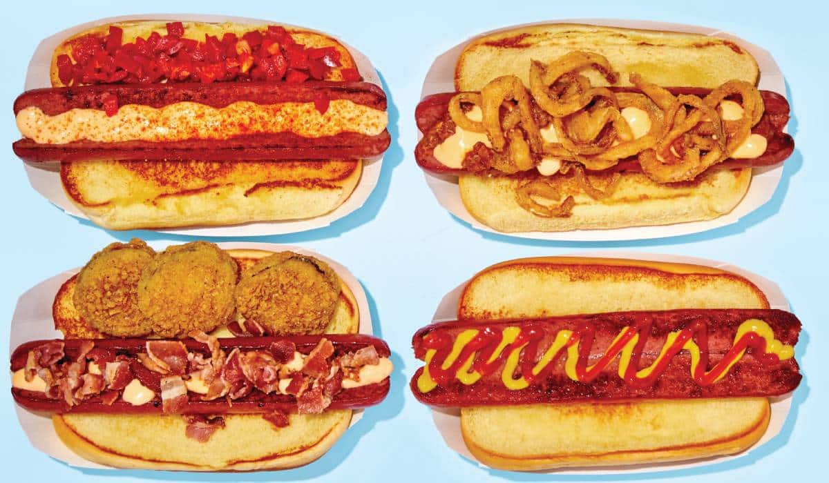 Shake Shack hot dogs.