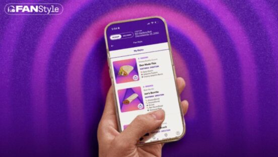 Taco Bell fan style phone app feature.