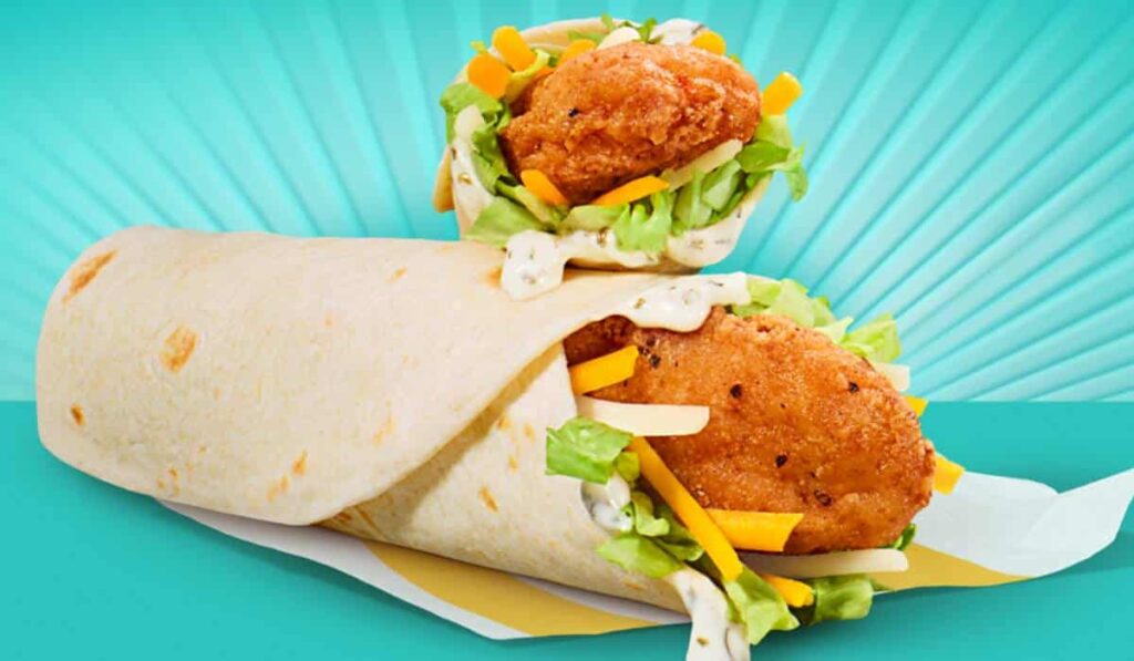 McDonald's Snack Wrap.