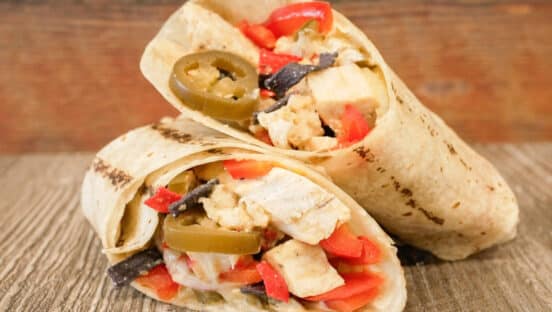 Wraps from Mr. Pickle's Sandwich Shop.