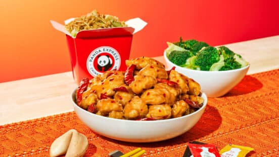 Panda Express' Hot Orange Chicken.
