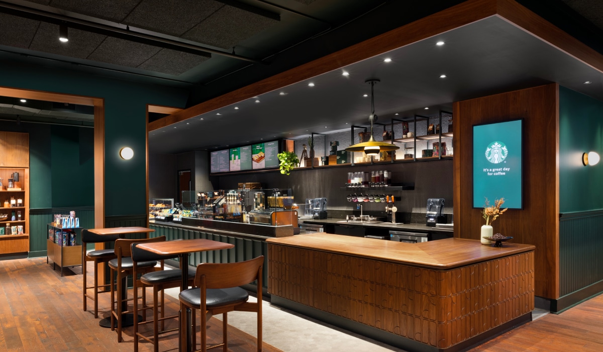 A new design for Starbucks.