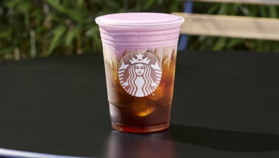 Rasperry cold foam from Starbucks.