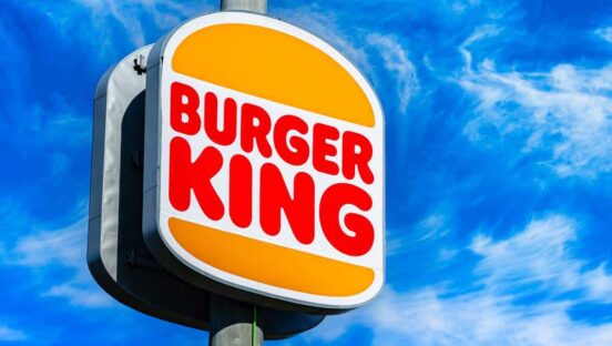 Burger King signage.