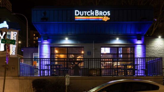 Dutch Bros shop.