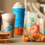 Caribou Coffee's fall menu.