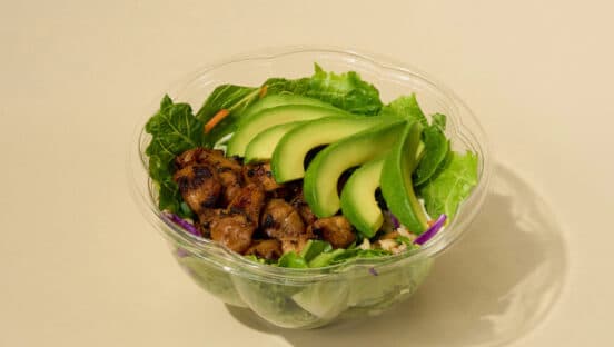 Flame Broiler's Chicken Avocado Salad.